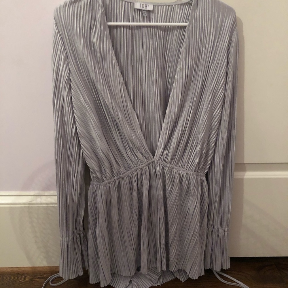 Tobi silver romper